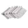 Set 6 scutece, Jane, Din muselina de bambus, Hipoalergenice, 35 x 35 cm, Star - 1