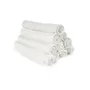 Set 6 scutece, Jane, Din muselina de bambus, Hipoalergenice, 35 x 35 cm, White - 2