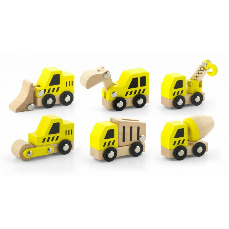 Viga - set 6 vehicule de constructie,