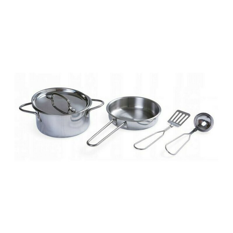 Ecotoys - set de joaca accesorii bucatarie din metal
