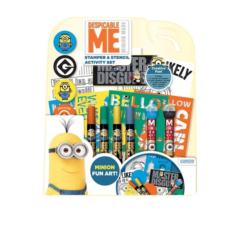 Set activitati stampila + sablon minions