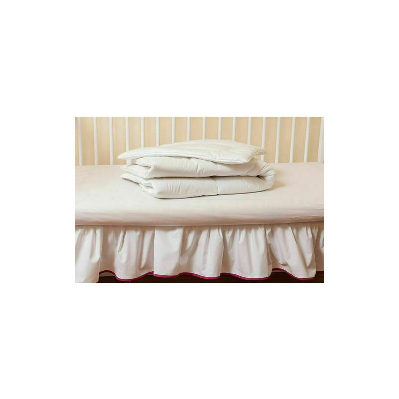 Kidsdecor - set perna si pilota toamna - iarna din bumbac, 140x70 cm, alb