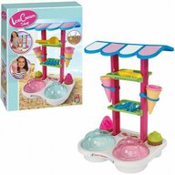 Androni giocattoli - Set Androni pentru nisip stand inghetata cu forme si accesorii
