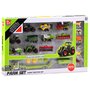 Set autoturisme agricole, Jokomisiada, Pentru micii fermieri, 22 piese, Metal si plastic, 3 ani+, Multicolor - 9