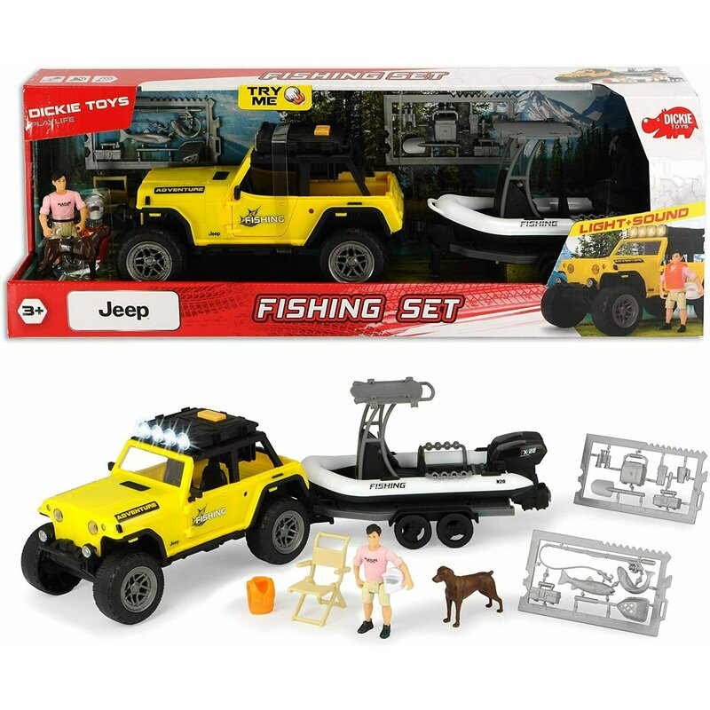 Simba - set vehicule aventura la pescuit