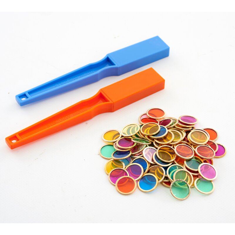 Shaw magnets - set magnetic baghete si jetoane