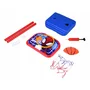 Set baschet, Stamp, Spidey, Include minge si pompa, Cos reglabil, Inaltime 106 cm, Baza stabila, 3 ani+, Multicolor - 6