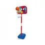 Set baschet, Stamp, Spidey, Include minge si pompa, Cos reglabil, Inaltime 106 cm, Baza stabila, 3 ani+, Multicolor