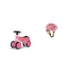 Bicicleta fara pedale, Lionelo, Sammy, Cu 4 roti, Din spuma EVA, Stabila, Manere moi, antiderapante, 12- 36 luni, Greutate maxima suportata 25 kg + Casca pentru copii, Reglabila 50-56 cm, Roz - 2