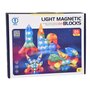 Set blocuri de constructie magnetic, Iluminate, 64 piese - 2