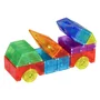 Set blocuri de constructie magnetic, Iluminate, 64 piese - 4