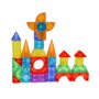 Set blocuri de constructie magnetic, Iluminate, 64 piese - 7