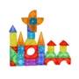 Set blocuri de constructie magnetic, Iluminate, 64 piese - 7