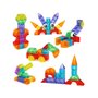Set blocuri de constructie magnetic, Iluminate, 64 piese - 12