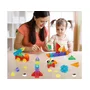 Set blocuri de constructie magnetic, Iluminate, 64 piese - 13
