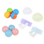 Set blocuri de constructie magnetic, Jokomisiada, Iluminate, Stimuleaza simturile copilului, Contine 49 de piese, 3 ani+, Multicolor - 3