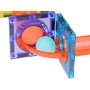 Set blocuri de constructie magnetic, Jokomisiada, Iluminate, Stimuleaza simturile copilului, Contine 49 de piese, 3 ani+, Multicolor - 6