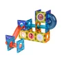 Set blocuri de constructie magnetic, Jokomisiada, Iluminate, Stimuleaza simturile copilului, Contine 49 de piese, 3 ani+, Multicolor - 7