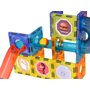 Set blocuri de constructie magnetic, Jokomisiada, Iluminate, Stimuleaza simturile copilului, Contine 49 de piese, 3 ani+, Multicolor - 9