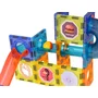 Set blocuri de constructie magnetic, Jokomisiada, Iluminate, Stimuleaza simturile copilului, Contine 49 de piese, 3 ani+, Multicolor - 9