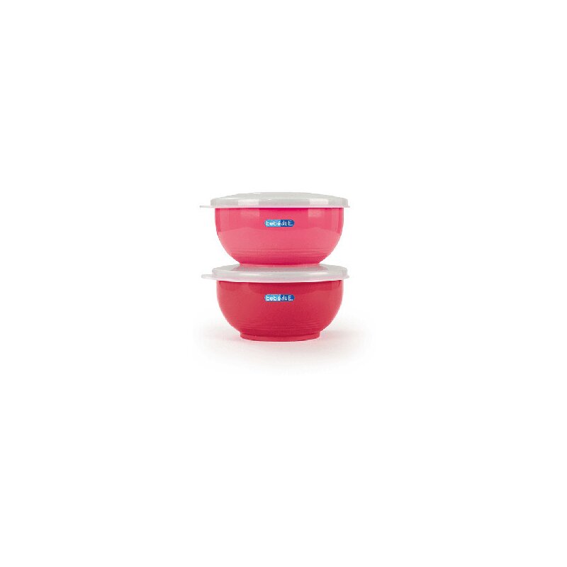 Bebedue - set boluri mancare colours and flavours, rosu