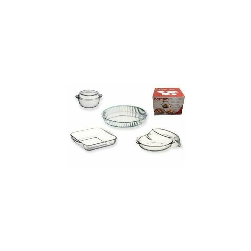Borcam - set 6 piese , vase cuptor termorezistente, 159192