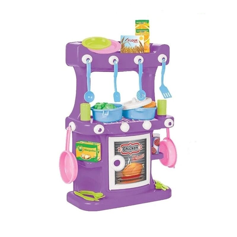 Pilsan - bucatarie hamarat cu accesorii, 43 piese, violet