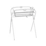 Set cadita de baie cu pliere ultra-compacta, Jane, Oasis, 68 x 42 x 26 cm, Suport pliabil si hamac baie Nemo, Conform cu EN 17072:2018, White - 8