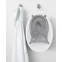 Set Cadita inteligenta, Skip Hop, Pentru 3 etape de crestere, Alb si cosulet bebelus, Qmini,  55 x 75 cm, Husa 100% muselina dubla, Grey - 6