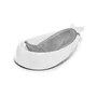 Set Cadita inteligenta, Skip Hop, Pentru 3 etape de crestere, Alb si cosulet bebelus, Qmini,  55 x 75 cm, Husa 100% muselina dubla, Grey - 3