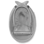 Set Cadita inteligenta, Skip Hop, Pentru 3 etape de crestere, Gri si cosulet bebelus, Qmini,  55 x 75 cm, Husa 100% muselina dubla, Grey - 5