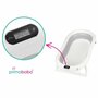 Set cadita pliabila, Primabobo, Genua Premium, cu termometru, dop si suport anatomic, Gri + suport pliabil + set ingrijire Philips Avent, 9 accesorii, 0 luni+ - 20