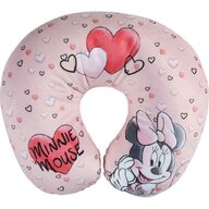 Disney - Set Hearts Aparatoare pentru scaun, Perna gat, Protectie centura Minnie Mouse, Roz