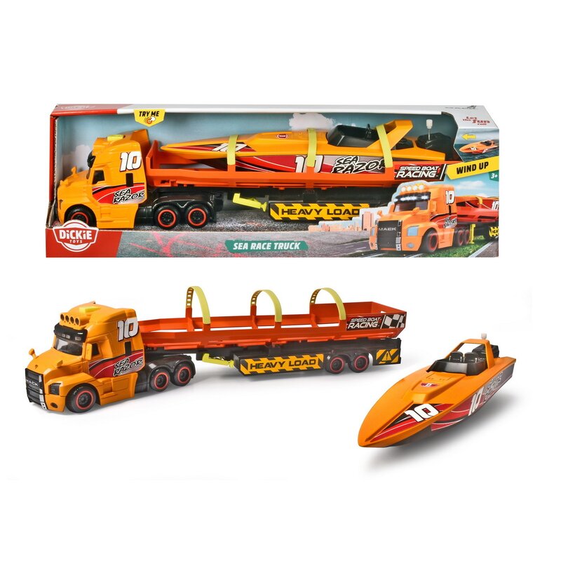 Simba - set camion si barca 41cm