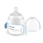 Set canuta cu tetina, Philips Avent, Natural Response, 150 ml, Fara BPA, Anticolici, +  Tetine, 2 buc, Cu debit 5 (rapid) 6 luni+, Alb - 12