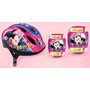 Set casca protectie, genunchiere si cotiere, Stamp, Disney, Sigure si confortabile, Reglabile, Conform cu EN1078, Marime 50/56 cm, 3 ani+, Minnie Mouse - 2