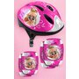 Set casca protectie, genunchiere si cotiere, Stamp, Sigure si confortabile, Reglabile, Conform cu EN1078, Marime 50/56 cm, 3 ani+, Barbie - 2
