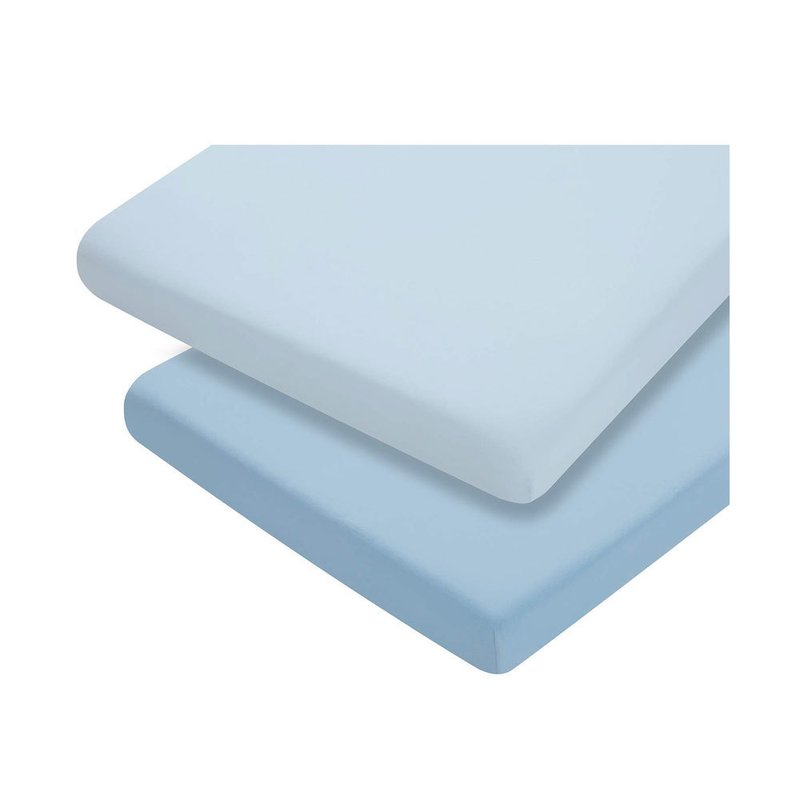 Clevamama - set cearceaf cu elastic 140 cm x 70 cm, albastru