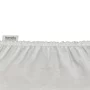 Set cearceafuri cu elastic, Lionelo, 80x42 cm, Pentru co-sleepere, Pentru saltele de max. 10 cm inaltime, Din bambus, Usor de spalat, 30 grade, Fara calcare, Ecologic, Alb/Gri - 3