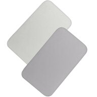 Set cearceafuri cu elastic, Lionelo, 80x42 cm, Pentru co-sleepere, Pentru saltele de max. 10 cm inaltime, Din bambus, Usor de spalat, 30 grade, Fara calcare, Ecologic, Alb/Gri