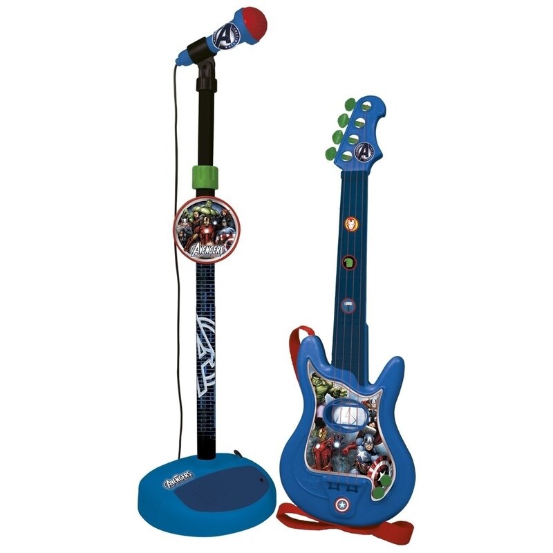 Reig musicales - set chitara cu microfon, avengers