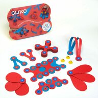Clicstoys - Set Clixo de construit cu magnet, Itsy pack Flamingo-Turquoise 30