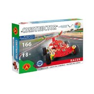 Alexander Toys - Set de constructie Vehicul Racer Masina de curse , Constructor , 166 piese metalice