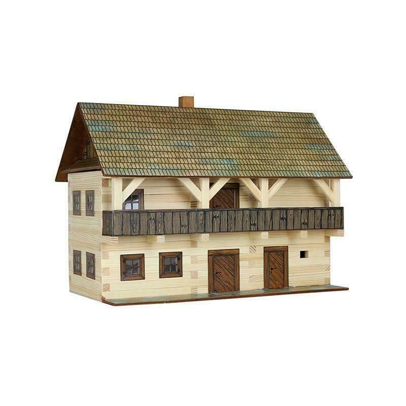 Walachia - set constructie arhitectura casa magistratului, 298 piese din lemn,