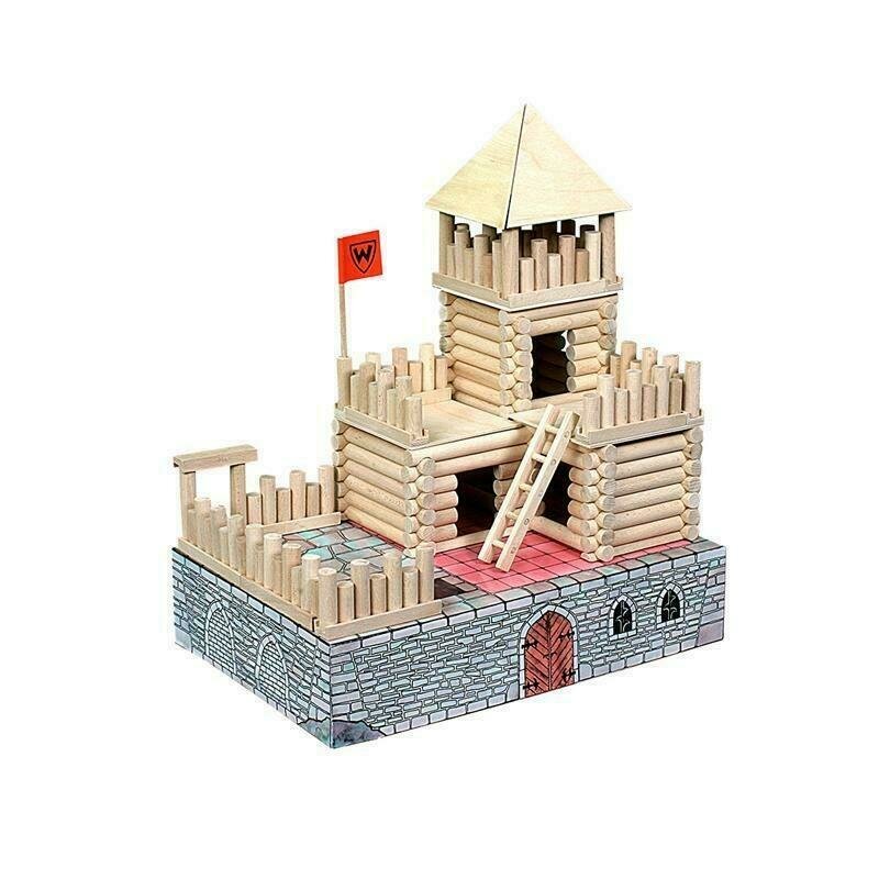 Walachia - set constructie arhitectura vario fort, 194 piese din lemn,