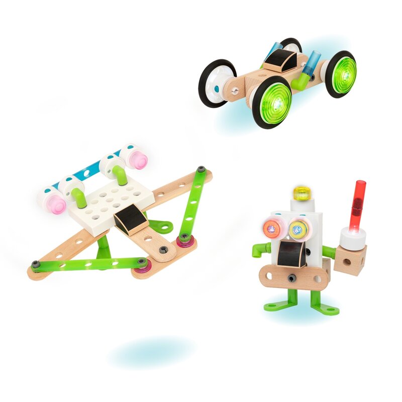 Brio - set de constructie multifunctional , cu lumini