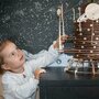EWA - Puzzle 3D Planetarium , Puzzle Copii , Cu mecanism din Lemn, piese 534 - 2
