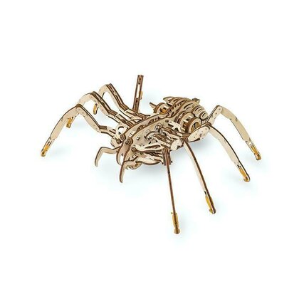 EWA - Puzzle 3D Spider , Puzzle Copii , Cu mecanism din Lemn, piese 293