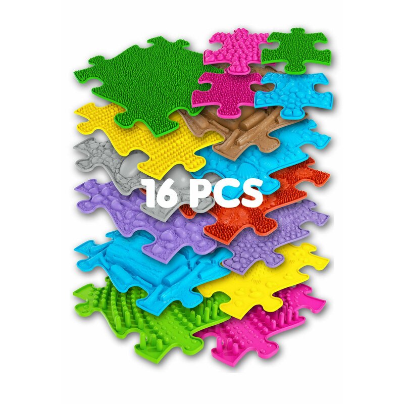Muffik - set covorase ortopedice senzoriale puzzle huge 2a
