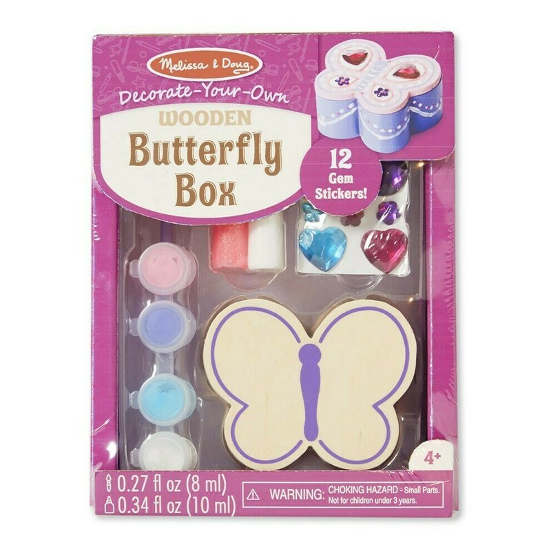 Melissa & doug - set creativ cutiuta fluture